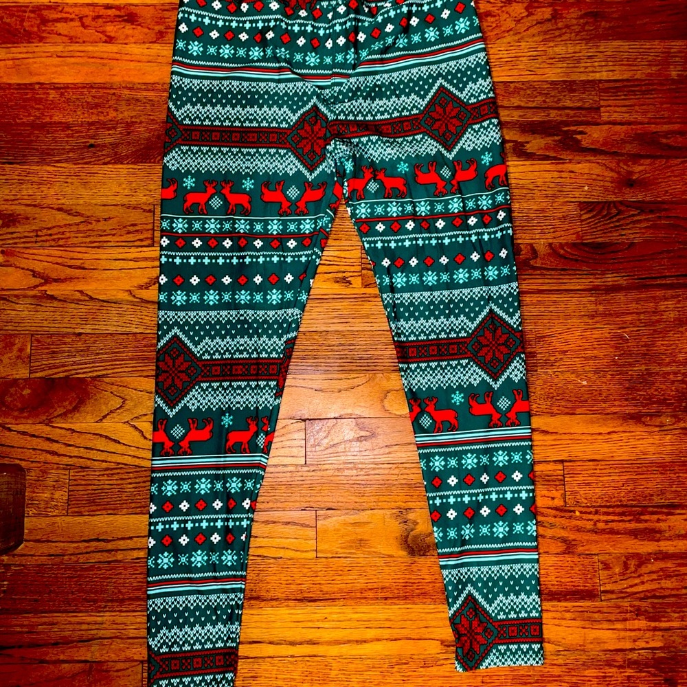 Lularoe T/C Christmas Leggings